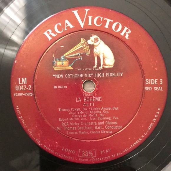 ***Free*** Puccini La Boheme Double Vinyl Lp Set - Picture 11 of 15